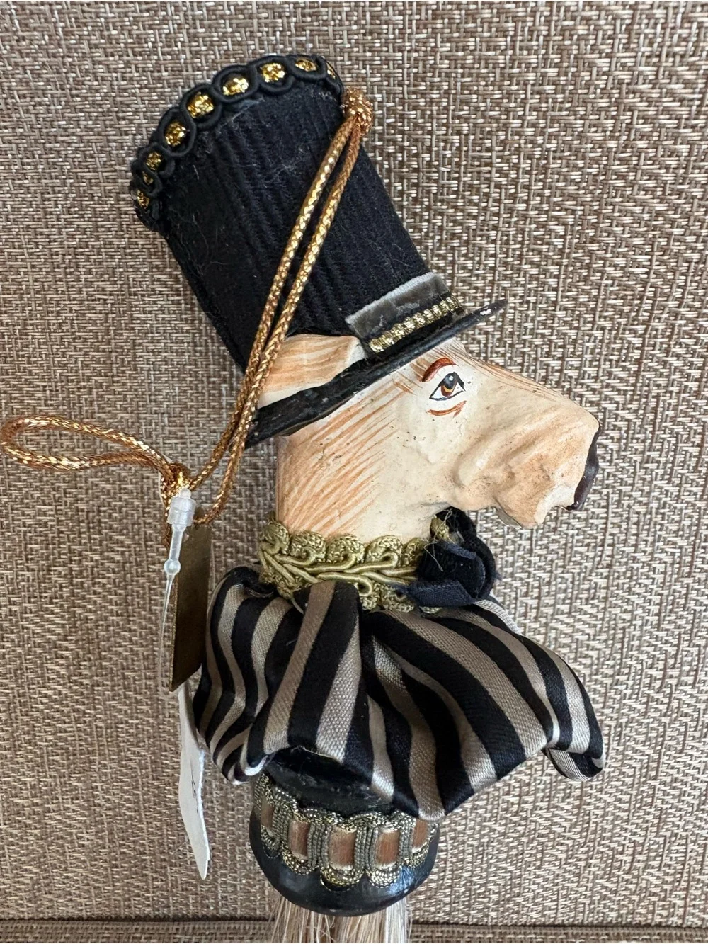 Katherine’s Collection Airedale Terrier Christmas Tree Ornament Dapper Dog NWT